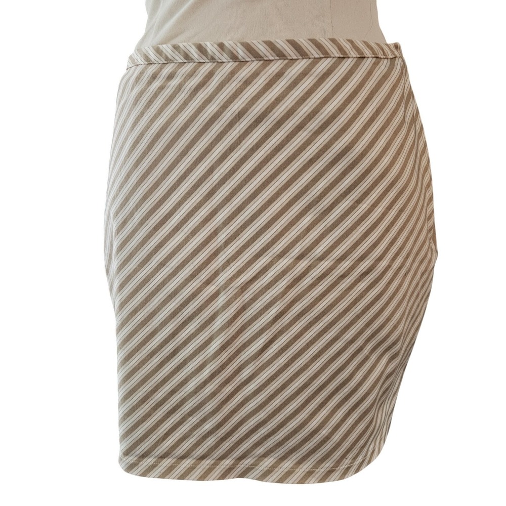 Vintage Compagnie Internationale Express Striped Mini Skirt Women's Size 9/10